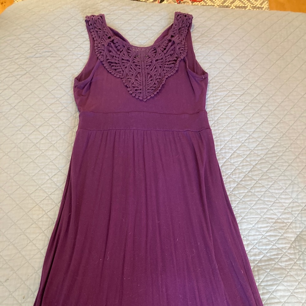 Long purple dress